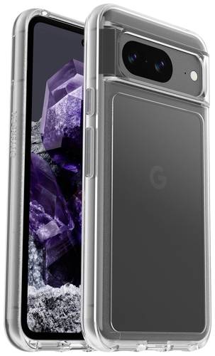 Otterbox Symmetry Backcover Google Pixel 8 Transparent Stoßfest, Induktives Laden von OtterBox