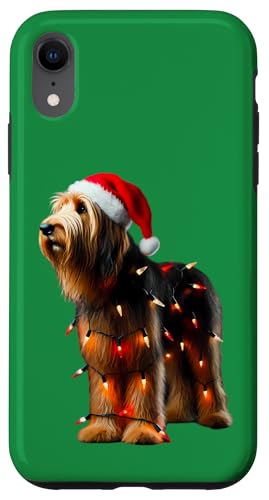 Hülle für iPhone XR Otterhound Hund Weihnachtsmannmütze Weihnachtsbeleuchtung Besitzer Mama Liebhaber von Otterhound Dog Christmas Products