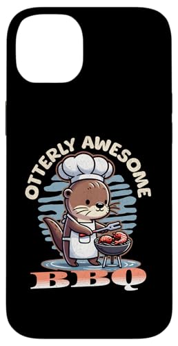 Hülle für iPhone 14 Plus Lustiges Otter-Wortspiel von BBQ Grill Cook Chef von Otterly Awesome Gifts Co.