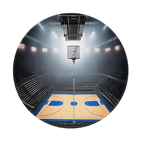 Basketball Printed Round Mousepad 8 inch, Gaming Mouse-pad Non-Slip Accessories for Computers,Laptop,Office,Home - 4 PCS von Oudrspo