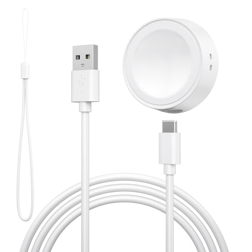 Oumida Ladekabel für Galaxy Watch 6/6 Classic Ladegerät, USB Ladestation Charger Cable Dock Kabel für Galaxy Watch 7/Ultra/5 Pro/ 5/Watch 4/4 Classic/Watch 3/Watch Active 2/Active (Weiß) von Oumida