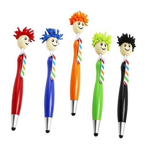 Outanaya 5St Stylus Kugelschreiber Gel Pen Ballpoint Screen Pen Stylus Pen Berühren Sie den Telefonstift Touchscreen-Stift Stift lustige Stifte für Kinder Plastik von Outanaya