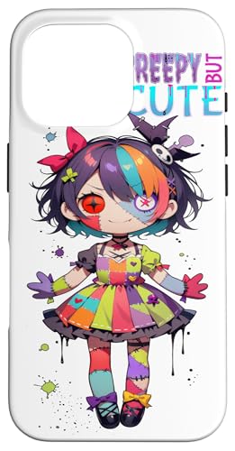 Gruselige süße Patchwork-Puppe, Pastell Goth Horror Hülle für iPhone 16 Pro von Outcast Ape