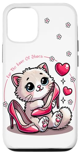 Hülle für iPhone 12/12 Pro Cat Love Shoes Kawaii von Outcast Ape