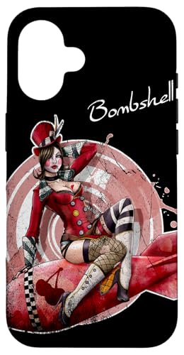 Hülle für iPhone 16 Pin-Up-Bombe im Retro-Stil, Vintage-Rockabilly von Outcast Ape