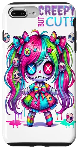 Hülle für iPhone 7 Plus/8 Plus Creepy But Cute Colorful Voodoo-Puppe kawaii Gothic von Outcast Ape