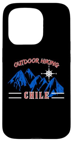 Hülle für iPhone 15 Pro Outdoor Wandern Chile Mountain Compass Grafik von Outdoor Hiking