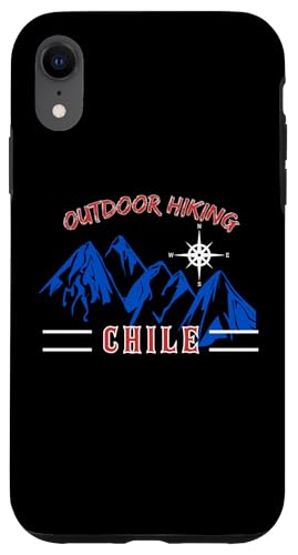 Hülle für iPhone XR Outdoor Wandern Chile Mountain Compass Grafik von Outdoor Hiking