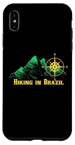 Hülle für iPhone XS Max Outdoor-Wandern in Brasilien Bergkompass von Outdoor Hiking