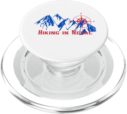 Outdoor Wandern Nepal Mountain Compass Grafik PopSockets PopGrip für MagSafe von Outdoor Hiking