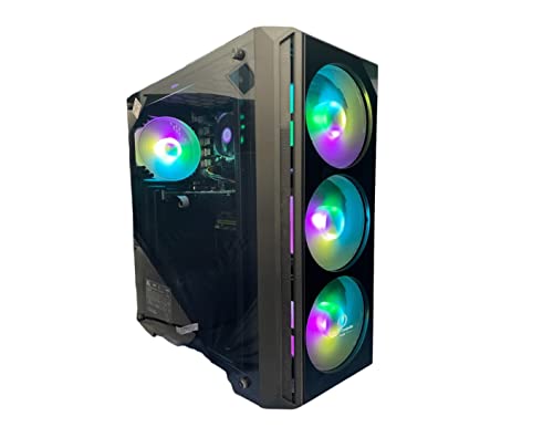 Gaming PC Desktop-PC Intel i7 - GeForce GT 1030 2GB GDDR5 - Windows 11 PRO - WiFi USB - HDMI und VGA - Wireless - Büro Internet Schule (RAM 16 GB, SSD 480 GB) von Outlet Computer Outsider