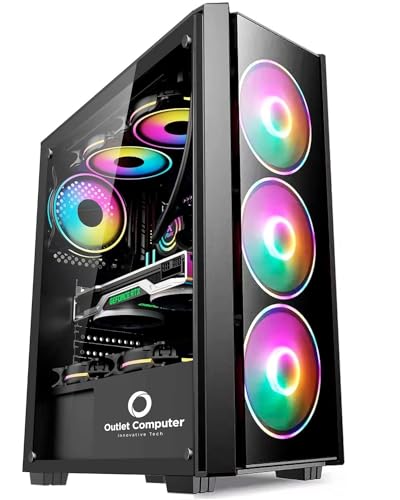 PC Gaming Desktop-PC i7 Plus – RAM 32 GB – SSD 1 TB – RTX 4070 12 GB GDDR6 – Windows 11 Pro – WiFi USB – HDMI und VGA – Wireless – Büro Internet Schule von Outlet Computer Outsider