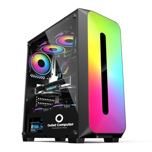 PC Gaming Desktop-PC kompatibel mit Intel i5 - Radeon 4 GB GDDR5 - Windows 11 PRO - WiFi USB - HDMI und VGA - Wireless - Büro Internet Schule (RAM 16 GB - SSD 240 GB + HD 1 TB) von Outlet Computer Outsider