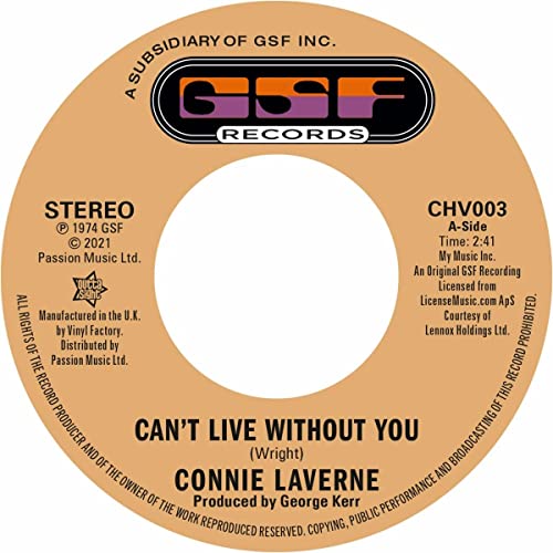 Can'T Live Without You/I Can See Him Loving You [Vinyl Single] von Outta Sight (Rough Trade)