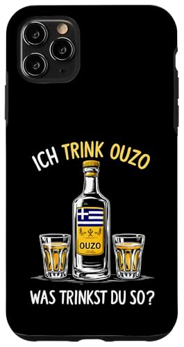 Lustiges Ouzo Spruch Griechischer Schnaps Griechenland Humor Hülle für iPhone 11 Pro Max von Ouzo Griechisches Restaurant Essen Sprüche Design