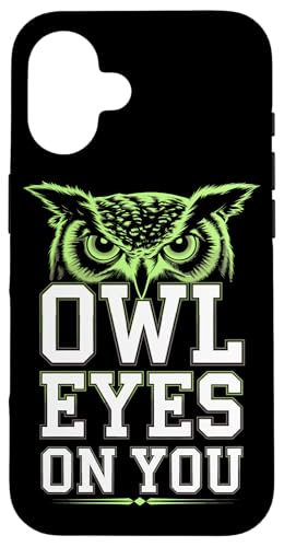 Hülle für iPhone 16 Eulenliebhaber Nachtvogel Naturliebhaber Vogelbeobachtung Eule von Owl Lover Nocturnal Bird Nature Enthusiast