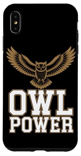 Hülle für iPhone XS Max Eulenliebhaber Nachtvogel Naturliebhaber Vogelbeobachtung Eule von Owl Lover Nocturnal Bird Nature Enthusiast