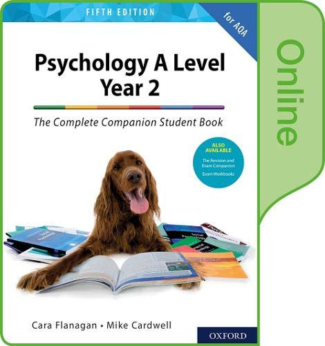 The Complete Companions: AQA Psychology A Level: Year 2 Student Book Online Course Book [Blu-ray] von Oxford University Press
