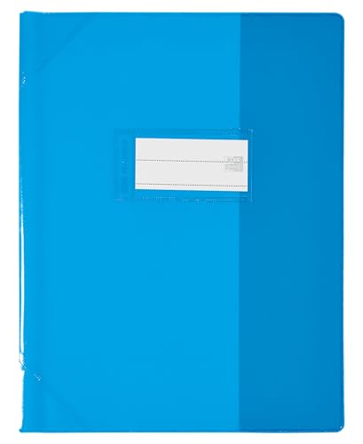 OXFORD 25 Heftschoner 17 x 22 cm Strong Line PVC transparent 15/100 blau von Oxford