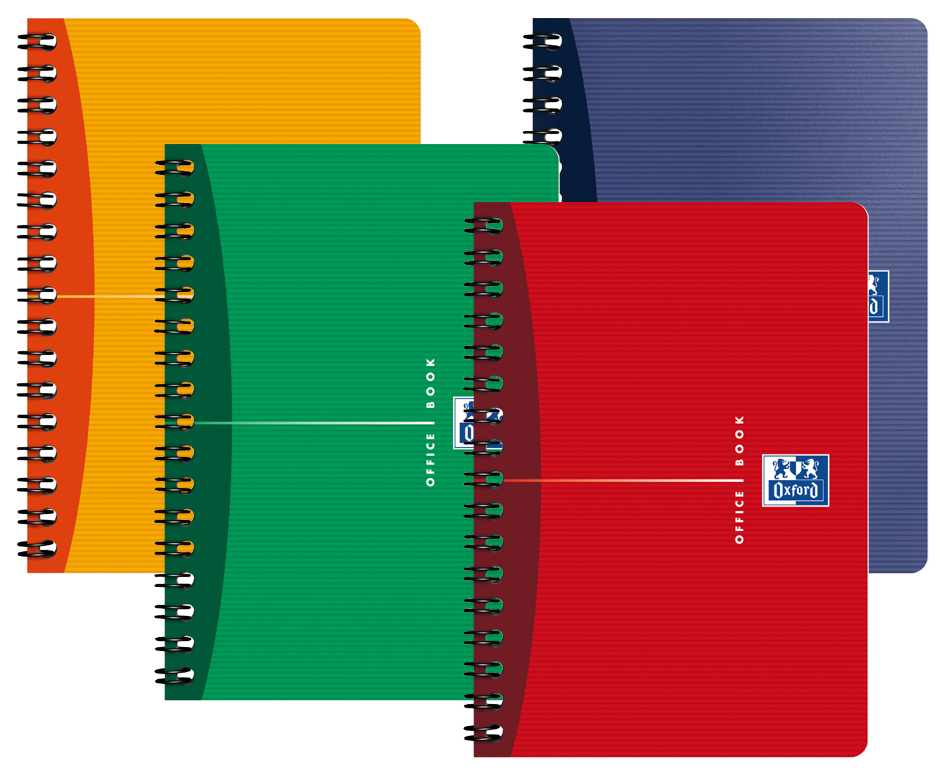 Oxford Office Spiralheft, 110 x 170 mm, kariert, 50 Blatt von Oxford