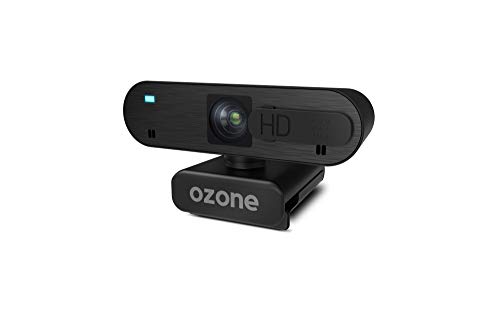 Ozone Webcam Livex50 -OZLIVEX50- Webkamera entwickelt für Gaming, 1080p, 30fps, 2 Mikrofone, Autofokus, USB, Schwarz von Ozone Gaming Gear