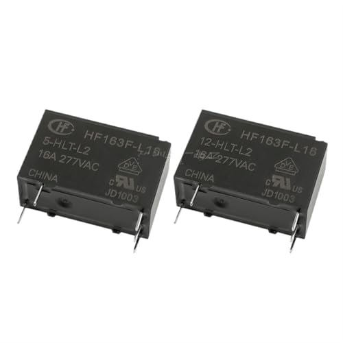 HF163F-L16-5-HLT-L2 HF163F-L16-12-HLT-L2 16A 4PIN 5V 12V 24V Leistungsrelais * 2 Stück(HF163F-L16-12-HLT-L2) von PABVRPYT