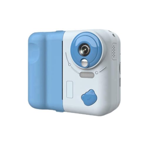 PACHHK Kids Instant Print Kamera 1080P HD Digitalkamera mit 2,4 Zoll IPS Bildschirm 10X optischer Zoom inklusive 32GB TF-Karte Blau von PACHHK