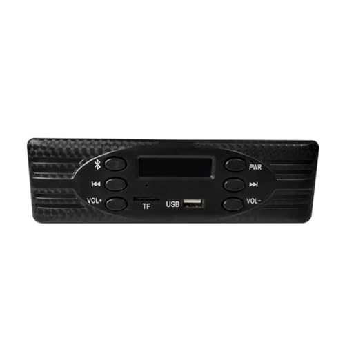 PAGJHRFJG 1 Din Radio FM USB TF MP3-Player Bluetooth Auto Stereo Auto Audio Multimedia LED-Display für Dreirad Traktor von PAGJHRFJG