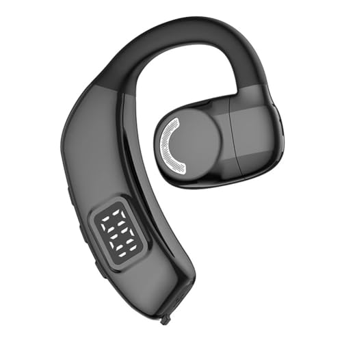 PAGJHRFJG Bluetooth 5.4-Ohrhörer mit Digitaler LED-Anzeige, Kabelloses Headset, Einzelne Freisprecheinrichtung, HiFi-Stereokopfhörer, Lange Standby-Zeit von PAGJHRFJG