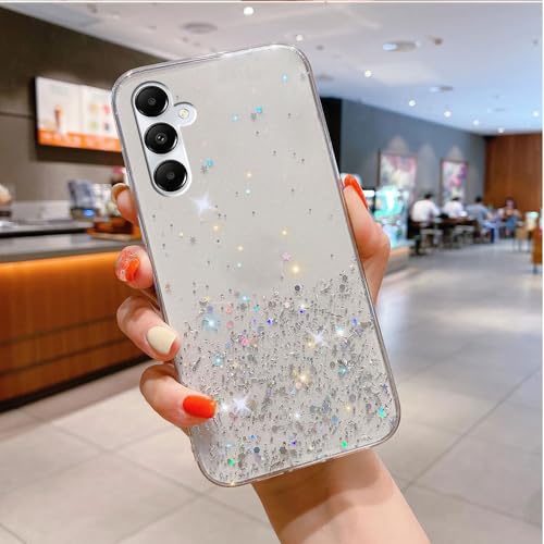 Kompatibel mit Samsung Galaxy A35-HandyhülleSternenhimmel Glitzer Epoxidharz Transparent TPU Weichhülle von PAIXIKYZ