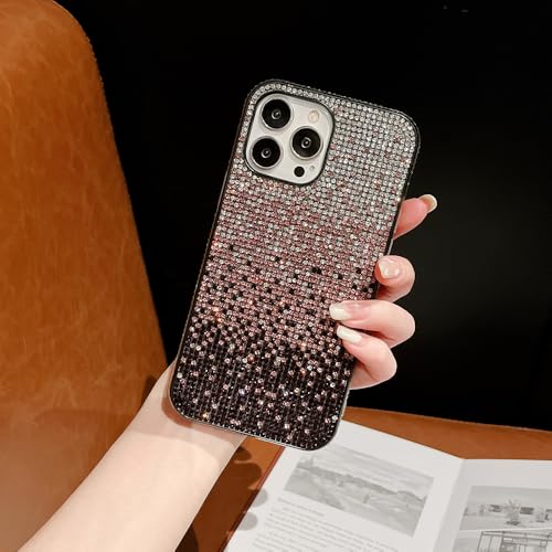 PAIXIKYZ Hülle Kompatibel mit iPhone 16-Large Hole Flash Diamond PC Phone Case von PAIXIKYZ