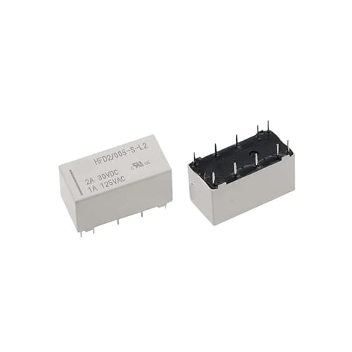 10PCS HFD2-005/012/024 -S-L2 Dual Coil Magnetic Retention Relay 10-pin 2-pack Conversion PAJPXPCD(10PCS HFD2-005-S-L2) von PAJPXPCD