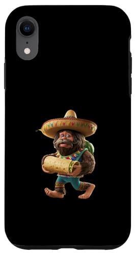 Hülle für iPhone XR The Burrito Bandito, Bigfoot, Sasquatch und El Squatcho von PALI SPA