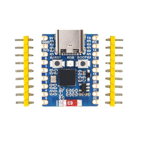 PAMENET ESP32-Entwicklungsboard ESP32-C6 Mini-Entwicklungsboard Basierend auf ESP32-C6FH4 Dual-Prozessoren 2,4 GHz WiFi 6 & Bluetooth 5 von PAMENET