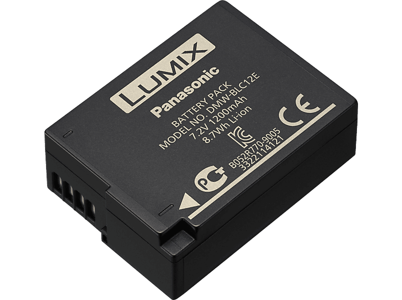 PANASONIC DMW-BLC12 Akku, Li-Ion, 7.2 Volt, 1200 mAh von PANASONIC