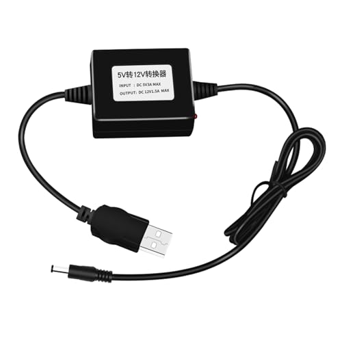 PANFHGFG USB-Kabel 5 V auf 12 V Spannungswandler USB-Stromleitung Step Up USB auf 12 V Konverterkabel von PANFHGFG
