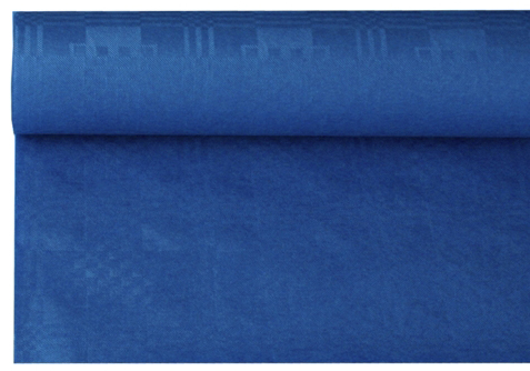 PAPSTAR Damast-Tischtuch, (B)1,2 x (L)8 m, dunkelblau von PAPSTAR