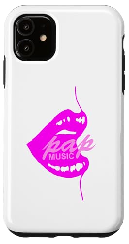 Hülle für iPhone 11 PapMusic Küss mich auf schlechte Lippen von PAPmusic