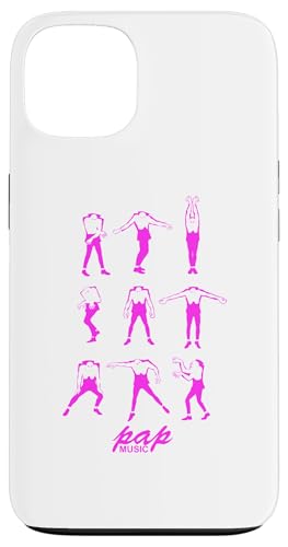 Hülle für iPhone 13 PapMusic PapZombie Vertical Dancers fucsia von PAPmusic