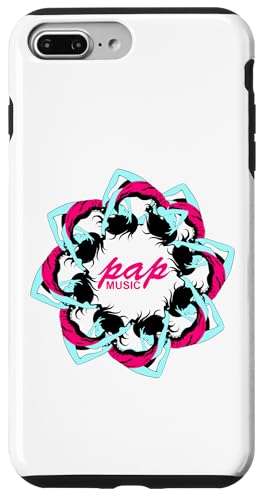 Hülle für iPhone 7 Plus/8 Plus PAPmusic Fallende Frau Fuchsia von PAPmusic