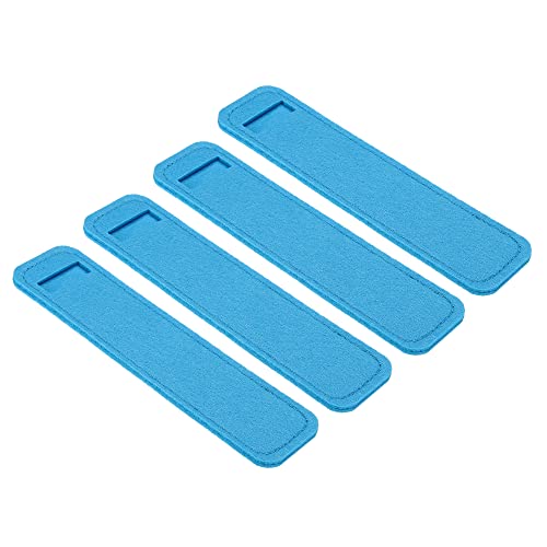 PATIKIL Filzstift Etui 12Pack Stifteetui Kugelschreiber-Etui Filz Bleistift Tasche Mini Schutzhülle Etui Halter Himmel Blau von PATIKIL