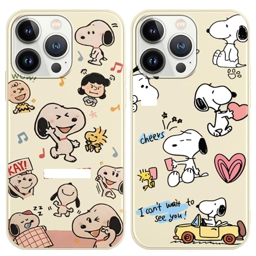 PBNDJVG 2 Stück Handyhülle für Xiaomi Redmi 9C 4G/Redmi 9C NFC 6.53", Niedlich Anime Cartoon mit Weich TPU Silikon Aesthetic Muster Design Schutzhülle Kawaii Stoßfest Bumper Case, Dancing von PBNDJVG