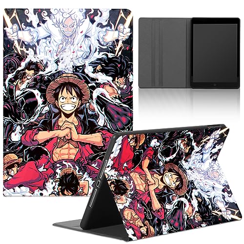 PBNDJVG Tablet Hülle für Honor Pad 8 12'', Anime One Piece Luffy Zoro Gear 5 Nika Junge Cover, Halten Sie vorne Schutzhülle PU Leder Flip Stoßfest Multi-Winkel Verstellbar Ständer Tablet Folio von PBNDJVG