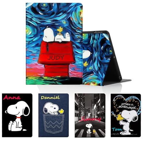 Personalisierte Tablet Hülle für Galaxy Tab S7 FE 12,4" SM-T970/T975/Tab S8+ 2022 SM-X800/X806/Tab S7 Plus Hülle,Personalisiert SchutzHülle mit Anime Muster PU Leder Flip Text Individuelle Custom Case von PBNDJVG