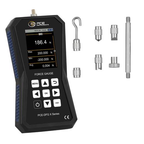 PCE Instruments PCE-DFG 200 X Kraftmessgerät 0 - 200 N Werksstandard (ohne Zertifikat) von PCE Instruments