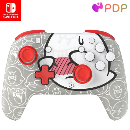 PDP Nintendo Switch Rematch GLOW Wireless Controller- Boo-Hoo- With motion, 600mAh battery von PDP