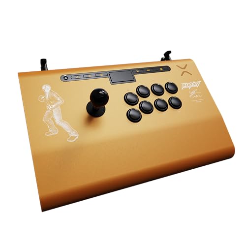 PDP Victrix Pro FS Playstation Fight Stick for PS4, PS5, PC, Durable Aluminum, Sanwa Denshi Buttons, Ergonomic Wrist Slope, Detachable Joystick, Tournament Grade for Fighting Games KOF Kyo von PDP