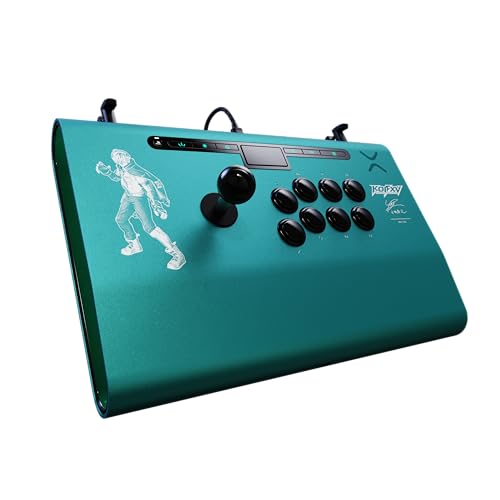 PDP Victrix Pro FS Playstation Fight Stick for PS4, PS5, PC, Durable Aluminum, Sanwa Denshi Buttons, Ergonomic Wrist Slope, Detachable Joystick, Tournament Grade for Fighting Games KOF Shun'ei von PDP