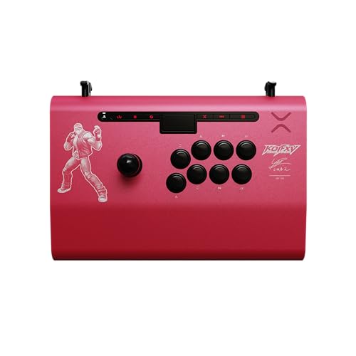 PDP Victrix Pro FS Playstation Fight Stick for PS4, PS5, PC, Durable Aluminum, Sanwa Denshi Buttons, Ergonomic Wrist Slope, Detachable Joystick, Tournament Grade for Fighting Games KOF Terry von PDP