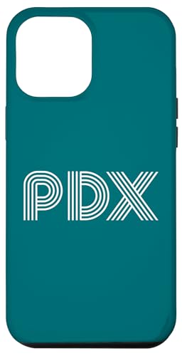 Hülle für iPhone 12 Pro Max PDX von PDX Portland Oregon Retro Linear Designs